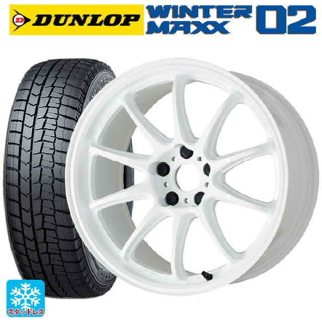 【5/9 20時〜 最大3万円OFFクーポン】215/55R17 94Q ダンロップ ウィンターマックス 02(WM02) # ワーク エモーション ZR10 AZW 17-7J 国産車用 スタッドレスタイヤホイール4本セット