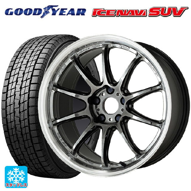 215/60R17 96Q グッドイヤー アイスナビ SUV ワーク エモーション ZR10 GTKRC 17-7J 国産車用 スタッドレスタイヤホイール4本セット