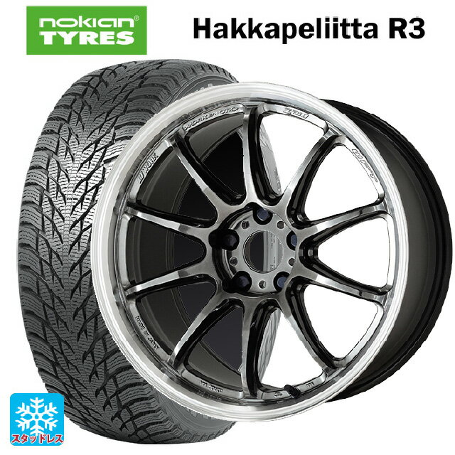 【6/22 20時〜 全品P5倍＆クーポン】2022年製 185/60R15 88R XL ノキアン ハッカペリッタ R3(数量限定) ワーク エモーション ZR10 GTKRC 15-6J 国産車用 スタッドレスタイヤホイール4本セット