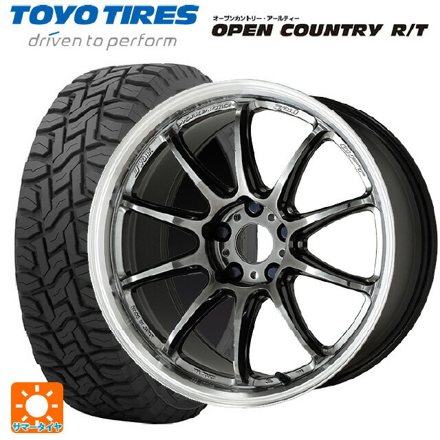 【6/15〜16限定 全品P5倍＆クーポン】トヨタ アルファード(30系)用 225/60R17 99Q トーヨー オープンカントリー RT ブラックレター ワーク エモーション ZR10 GTKRC 新品サマータイヤホイール 4本セット