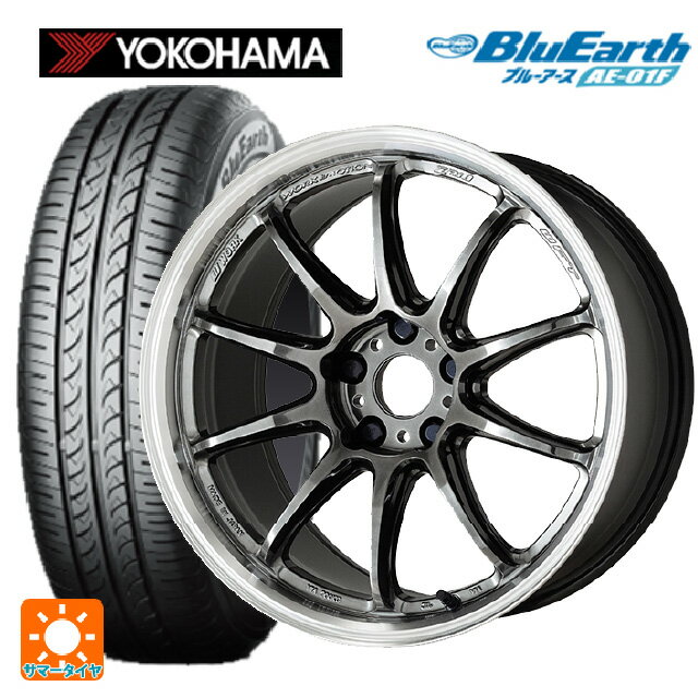 【6/22 20時〜 全品P5倍＆クーポン】185/55R16 83V ヨコハマ ブルーアース AE01F ワーク エモーション ZR10 GTKRC 16-6.5J 国産車用 サマータイヤホイール4本セット