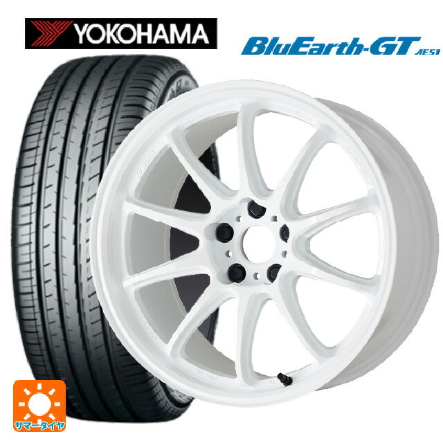 【最大3万円OFFクーポン 5/16 1:59迄】トヨタ GR86(ZN8)用 225/40R18 92W XL ヨコハマ ブルーアースGT AE51 エモーション ZR10 AZW 新品サマータイヤホイール 4本セット