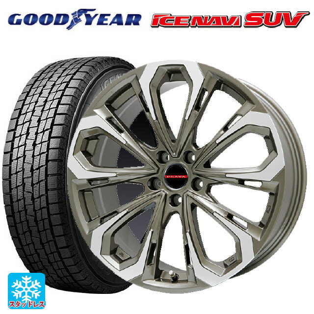 235/70R16 106Q グッドイヤー アイスナビ SUV ビックウェイ レイシーン プラバ 5X BR/P 16-6.5J 国産車用 スタッドレスタイヤホイール4本セット