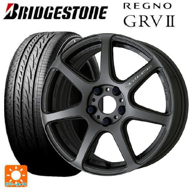 【5/9 20時〜 最大3万円OFFクーポン】215/50R17 95V XL ブリヂストン レグノ GRV2 正規品 # ワーク エモーション T7R MGM 17-7J 国産車用 サマータイヤホイール4本セット