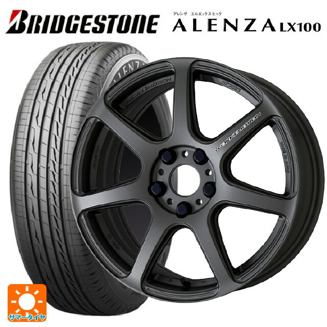 【6/15〜16限定 全品P5倍＆クーポン】スバル フォレスター(SL系)用 2025年製 225/55R18 98V ブリヂストン アレンザLX100(数量限定) 正規品 ワーク エモーション T7R # MGM 新品サマータイヤホイール 4本セット
