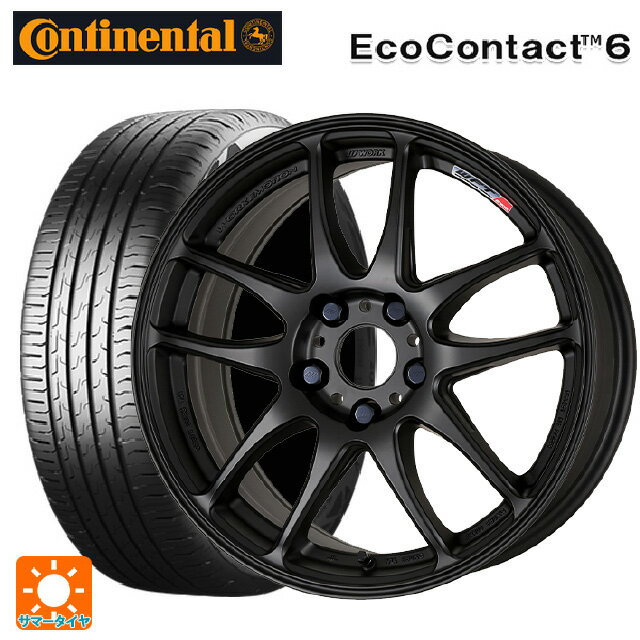 【6/22 20時〜 全品P5倍＆クーポン】185/55R16 87H XL コンチネンタル エココンタクト 6 正規品 ワーク エモーション CR極 MBL 16-6.5J 国産車用 サマータイヤホイール4本セット