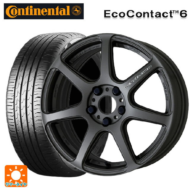 185/55R16 87H XL コンチネンタル エココンタクト 6 正規品 ワーク エモーション T7R MGM 16-6.5J 国産車用 サマータイヤホイール4本セット