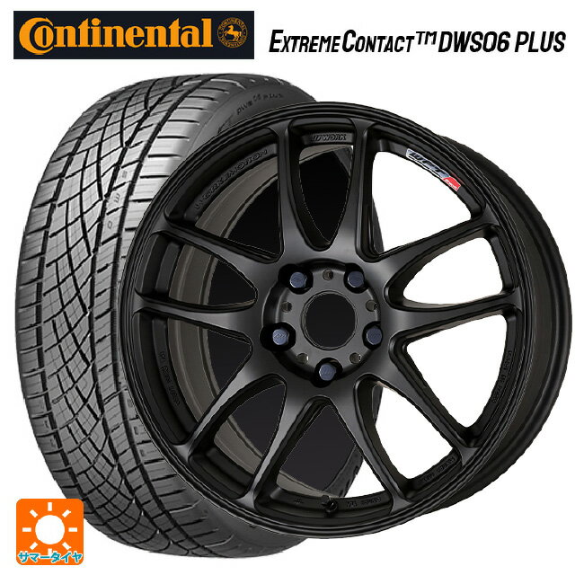 スバル レヴォーグ(VN系)用 245/40R18 97Y XL コンチネンタル エクストリームコンタクト DWS06プラス 正規品 エモーション CR極 MBL 新品サマータイヤホイール 4本セット