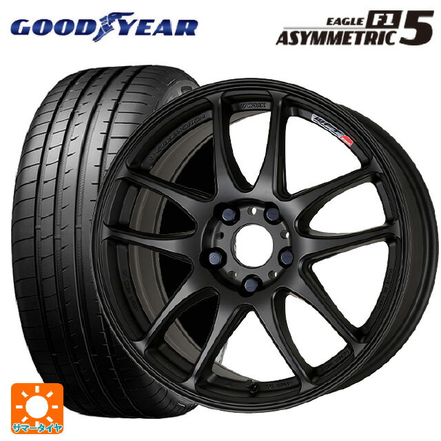 スバル レヴォーグ(VN系)用 245/40R18 97Y XL グッドイヤー イーグル F1 アシメトリック5 エモーション CR極 MBL 新品サマータイヤホイール 4本セット