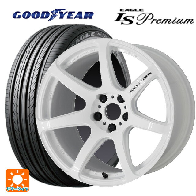 ホンダ ZR-V(RZ4)用 215/55R17 94W グッドイヤー イーグル LS プレミアム エモーション T7R WHT 新品サマータイヤホイール 4本セット