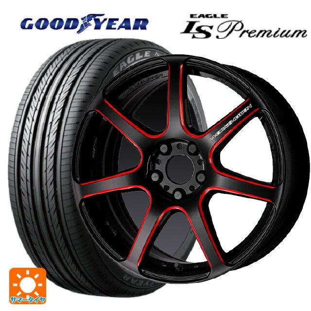 【最大3万円OFFクーポン 5/16 1:59迄】225/40R18 88W グッドイヤー イーグル LS プレミアム ワーク エモーション T7R BRM 18-7.5J 国産車用 サマータイヤホイール4本セット