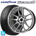 トヨタ ハリアー(80系)用 225/55R19 99Q グッドイヤー アイスナビ8 エモーション CR極 GTS 新品スタッドレスタイヤホイール 4本セット