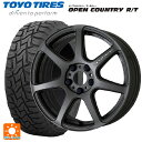 スバル クロストレック(5AA-GUE)用 225/60R17 99Q トーヨー オープンカントリー RT ブラックレター ワーク エモーション T7R MGM 新品サマータイヤホイール 4本セット(2)