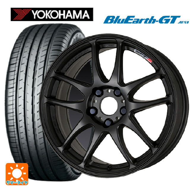 ホンダ ステップワゴン(RP6~8)用 225/40R18 92W XL ヨコハマ ブルーアースGT AE51 エモーション CR極 MBL 新品サマータイヤホイール 4本セット