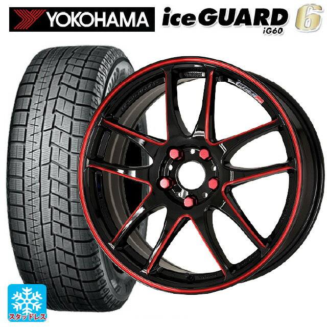 【5/30限定 最大3万円OFFクーポン】215/45R17 87Q ヨコハマ アイスガード6(IG60) ワーク エモーション CR極 BRM 17-7J 国産車用 スタッドレスタイヤホイール4本セット