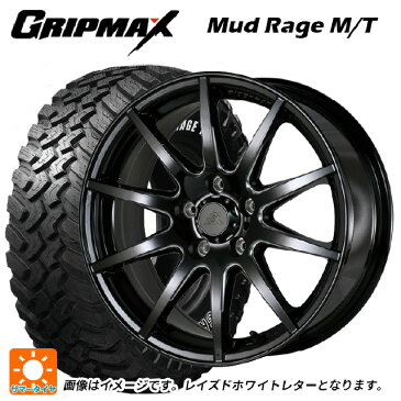 245/65R17 111Q XL グリップマックス マッドレイジ M/T ホワイトレタードゥオール フェニーチェ XC10 グロスブラックマシニング 17-7.5J国産車用 サマータイヤホイール4本セット 取付店直送可