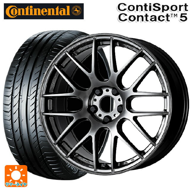 【6/15〜16限定 全品P5倍＆クーポン】215/45R17 91W XL コンチネンタル コンチスポーツコンタクト 5 正規品 ワーク エモーション M8R GTK 17-7J 国産車用 サマータイヤホイール4本セット
