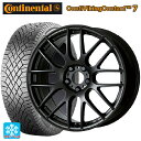 トヨタ ハリアー(80系)用 225/65R17 106T XL コンチネンタル コンチバイキングコンタクト7 正規品 エモーション M8R MBL 新品スタッドレスタイヤホイール 4本セット