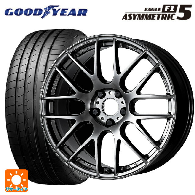 【6/22 20時〜 全品P5倍＆クーポン】225/40R19 93Y XL グッドイヤー イーグル F1 アシメトリック5 ワーク エモーション M8R GTK 19-8.5J 国産車用 サマータイヤホイール4本セット