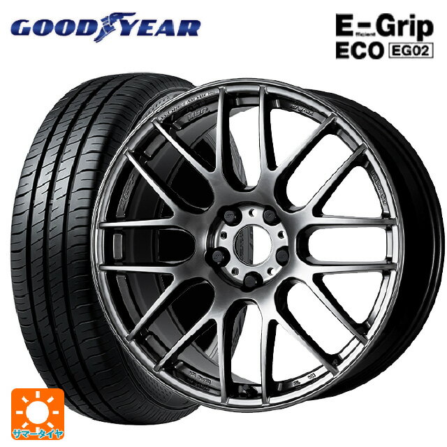 215/45R17 91W XL グッドイヤー エフィシェントグリップ エコ EG02 ワーク エモーション M8R GTK 17-7J 国産車用 サマータイヤホイール4本セット