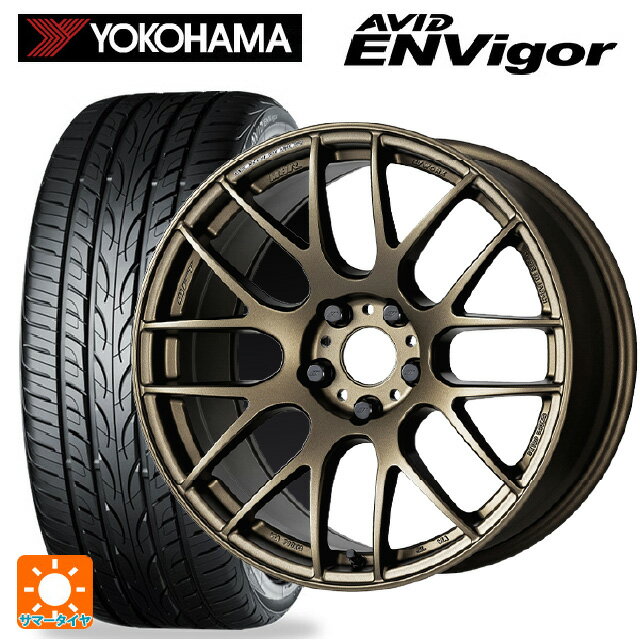 【6/22 20時〜 全品P5倍＆クーポン】225/40R19 93W ヨコハマ エービット エンビガー S321 # ワーク エモーション M8R AHG 19-8.5J 国産車用 サマータイヤホイール4本セット