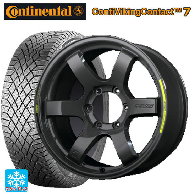 265/60R18 114T XL コンチネンタル コンチバイキングコンタクト7レイズ グラムライツ 57DRX 2122リミテッドエディション AG 18-9J国産車用 スタッドレスタイヤホイール4本セット 取付店直送可