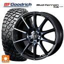 【6/22 20時〜 全品P5倍&クーポン】245/65R17 111/108Q BFグッドリッチ マッドテレーン TA KM3 ブラックレター 正規品 ウェッズ ライツレー KC BKP 17-7J 国産車用 サマータイヤホイール4本セット(2)