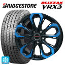 245/45R19 102Q XL ブリヂストン ブリザック VRX3 正規品 ビックウェイ レイシーン プラバ 5X ブルークリア 19-8J 国産車用 スタッドレスタイヤホイール4本セット