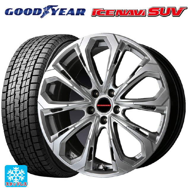 235/70R16 106Q グッドイヤー アイスナビ SUV ビックウェイ レイシーン プラバ 5X CHS 16-6.5J 国産車用 スタッドレスタイヤホイール4本セット