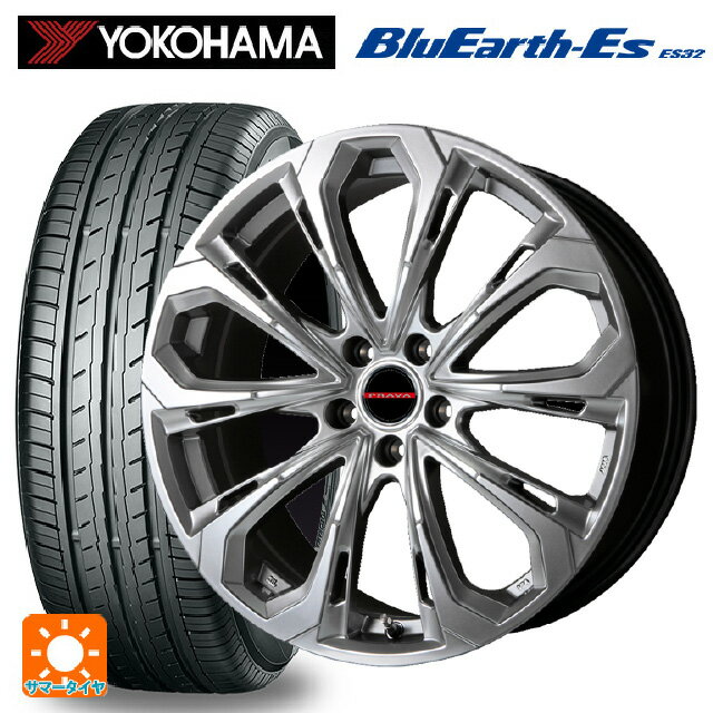 スバル レヴォーグ(VN系)用 215/50R17 95V ヨコハマ ブルーアースEs ES32 レイシーン プラバ 5X CHS 新品サマータイヤホイール 4本セット