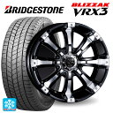 【2/17〜 最大3万円OFFクーポン】215/55R17 94Q ブリヂストン ブリザック VRX3 # 正規品 クリムソン MG ビースト ブラックポリッシュ 17-7J 国産車用 スタッドレスタイヤホイール4本セット