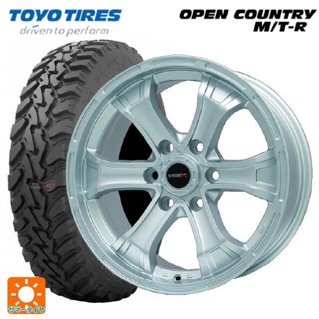 トヨタ ランドクルーザープラド(150系)用 285/70R17 116P トーヨー オープンカントリー MTR ブラックレター ビーマッド ケー S 新品サマータイヤホイール 4本セット