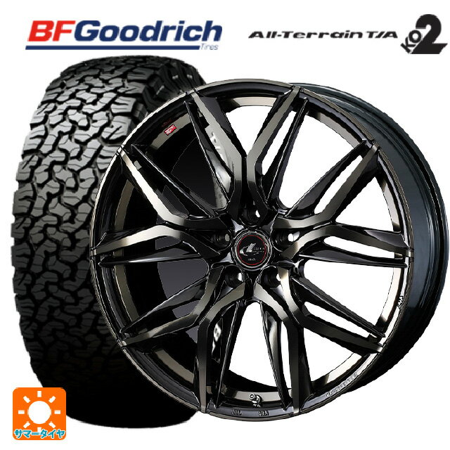 2024年製 235/70R16 104/101S BFグッドリッチ オールテレーン TA KO2 ホワイトレター 正規品 # ウェッズ レオニス LM PBMC/TI 16-6.5J 国産車用 サマータイヤホイール4本セット