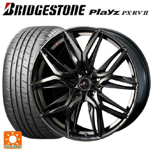 ホンダ ZR-V(RZ4)用 215/55R17 94V ブリヂストン プレイズ PX-RV2 正規品 # レオニス LM PBMC/TI 新品サマータイヤホイール 4本セット