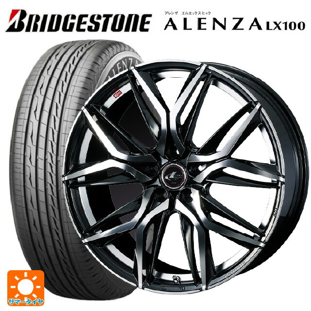 255/45R20 101W ブリヂストン アレンザLX100 正規品 # ウェッズ レオニス LM PBMC 20-8.5J 国産車用 サマータイヤホイール4本セット