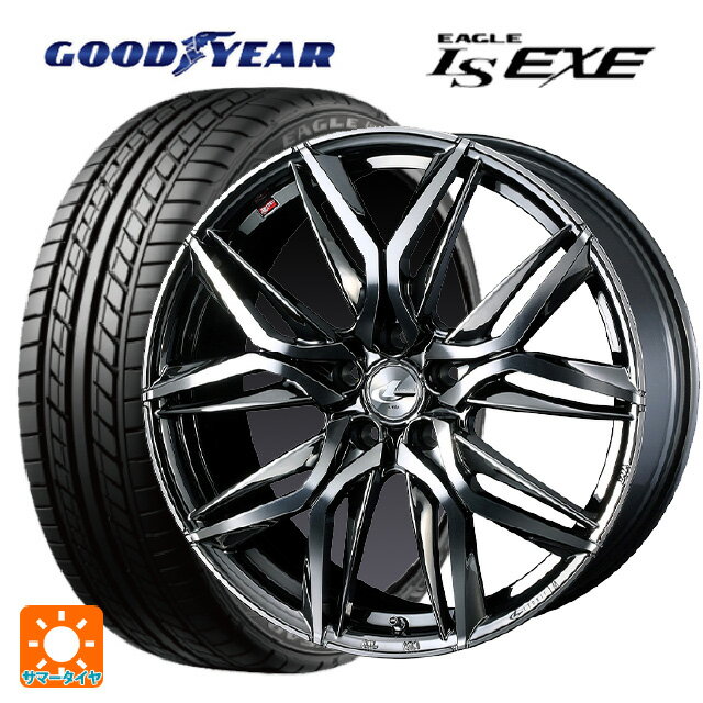 【最大3万円OFFクーポン 5/16 1:59迄】215/45R17 91W XL グッドイヤー イーグル LS EXE # ウェッズ レオニス LM BMCMC 17-7J 国産車用 サマータイヤホイール4本セット