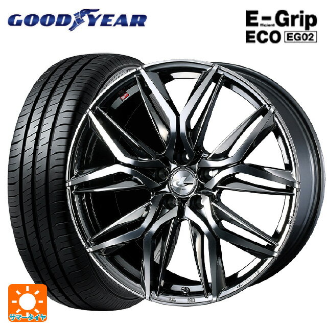 215/50R17 91V グッドイヤー エフィシェントグリップ エコ EG02 ウェッズ レオニス LM BMCMC 17-7J 国産車用 サマータイヤホイール4本セット