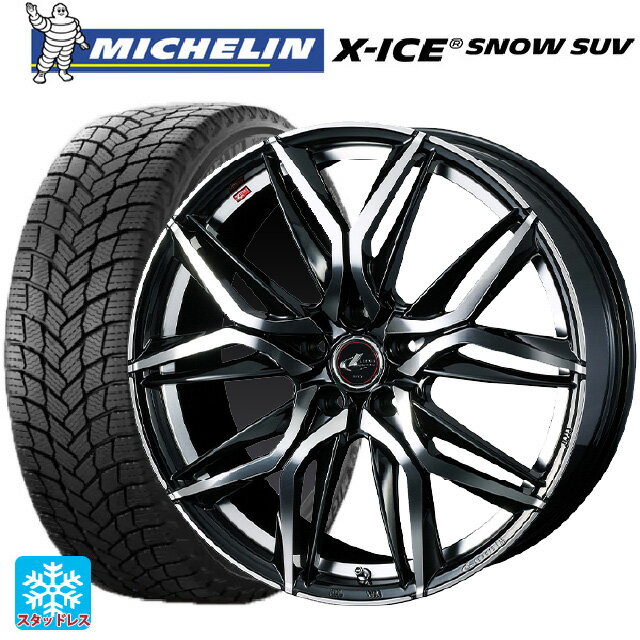 ミツオカ バディ()用 2024年製 225/65R17 106T XL ミシュラン 正規品 エックスアイス スノー SUV # ウェッズ レオニス LM PBMC 新品スタッドレスタイヤホイール 4本セット