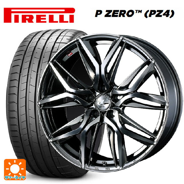 【10/14 20時〜最大3万円OFFクーポン】225/45R18 95Y XL ピレリ P-ZERO (PZ4) 正規品 ウェッズ レオニス LM BMCMC 18-7J 国産車用 サマータイヤホイール4本セット