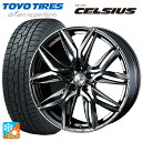 スバル レガシィアウトバック(BS系)用 225/55R18 102V トーヨー セルシアス ウェッズ レオニス LM BMCMC 新品オールシーズンタイヤホイ...