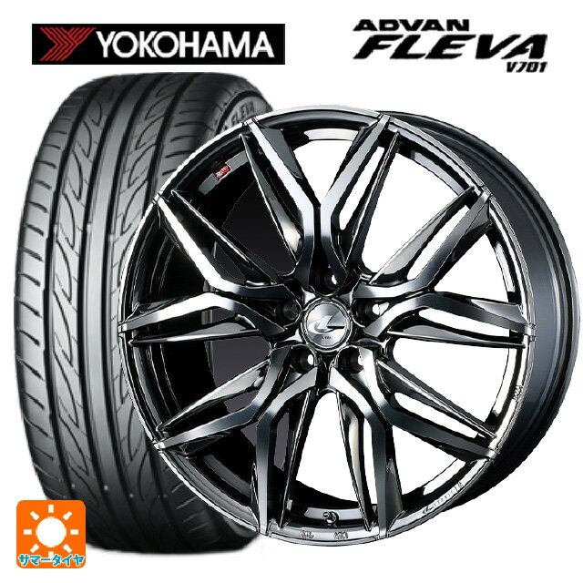 215/50R17 95W XL ヨコハマ アドバン フレバ V701 ウェッズ レオニス LM BMCMC 17-7J 国産車用 サマータイヤホイール4本セット