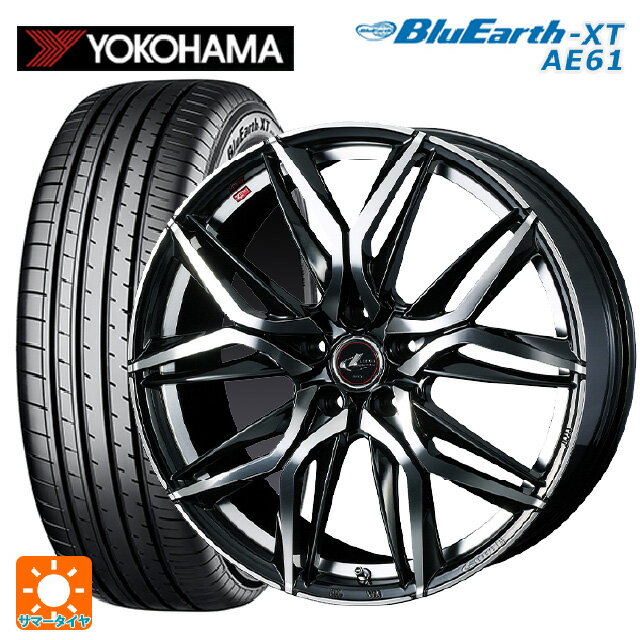 ホンダ ZR-V(RZ4)用 215/55R17 94V ヨコハマ ブルーアースXT AE61 レオニス LM PBMC 新品サマータイヤホイール 4本セット