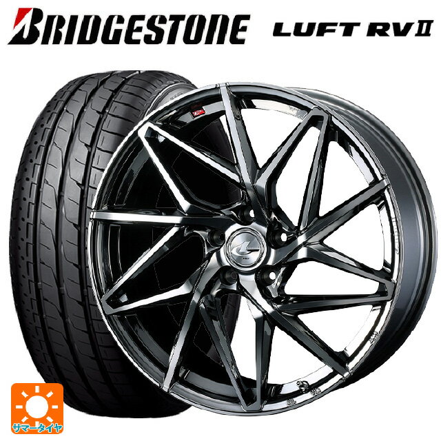 ホンダ ZR-V(RZ4)用 2024年製 215/60R17 96H ブリヂストン ルフトRV2(日本製) 正規品 # レオニス IT BMCMC 新品サマータイヤホイール 4本セット