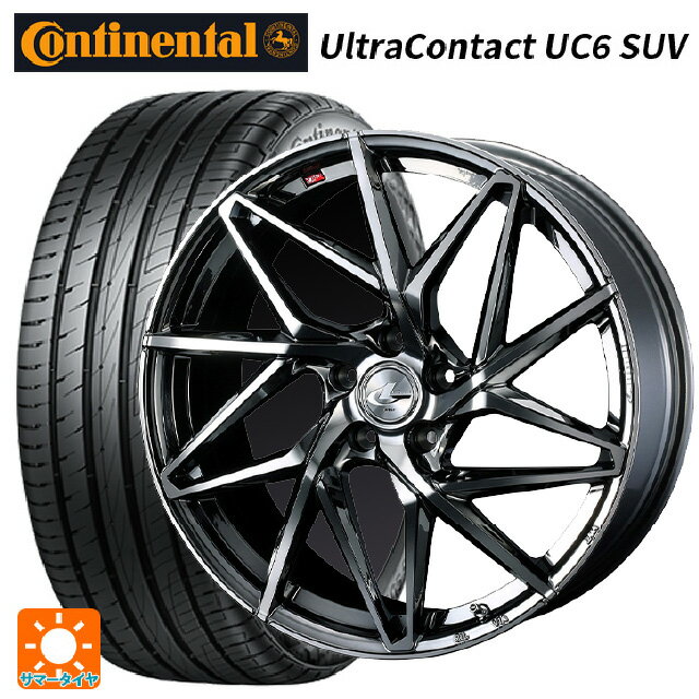 235/55R19 105V XL コンチネンタル ウルトラコンタクト UC6 SUV 正規品 ウェッズ レオニス IT BMCMC 19-8J 国産車用 サマータイヤホイール4本セット