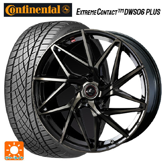 スバル レヴォーグ(VN系)用 245/40R18 97Y XL コンチネンタル エクストリームコンタクト DWS06プラス 正規品 レオニス IT PBMC/TI 新品サマータイヤホイール 4本セット