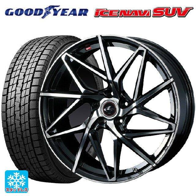 ホンダ ZR-V(RZ4)用 225/60R17 99Q グッドイヤー アイスナビ SUV レオニス IT PBMC 新品スタッドレスタイヤホイール 4本セット