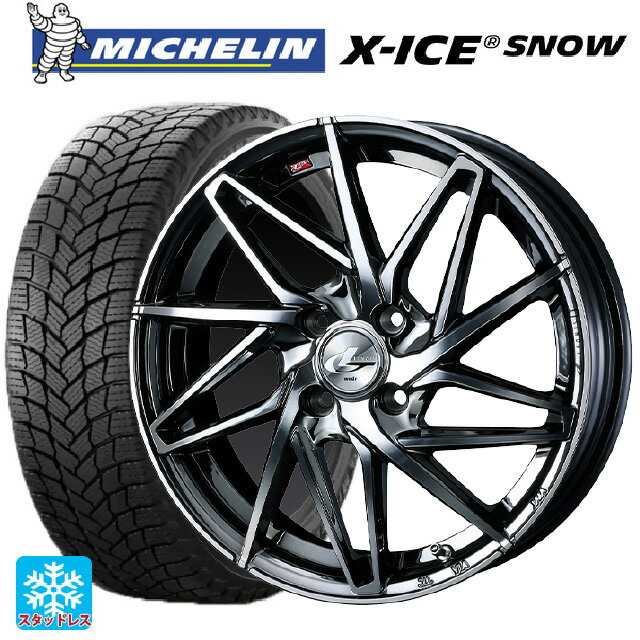 155/65R14 75T ミシュラン エックスアイス スノー 正規品 ウェッズ レオニス IT BMCMC 14-4.5J 国産車用 スタッドレスタイヤホイール4本セット