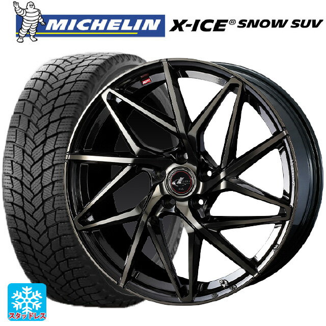 【6/22 20時〜 全品P5倍＆クーポン】スバル フォレスター(SL系)用 2024年製 235/50R19 103T XL ミシュラン 正規品 エックスアイス スノー SUV ウェッズ レオニス IT PBMC/TI 新品スタッドレスタイヤホイール 4本セット