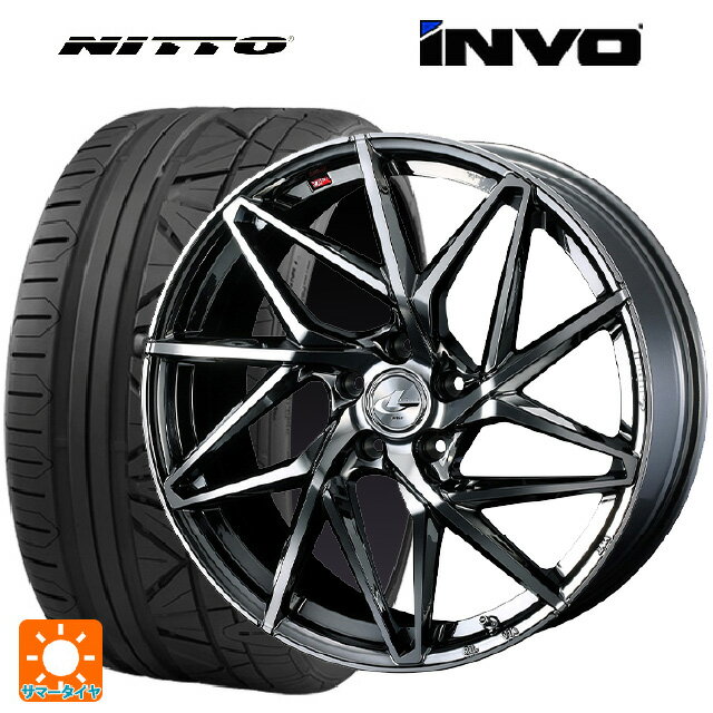 【6/22 20時〜 全品P5倍＆クーポン】225/40R19 93Y XL ニットー INVO ウェッズ レオニス IT BMCMC 19-8J 国産車用 サマータイヤホイール4本セット
