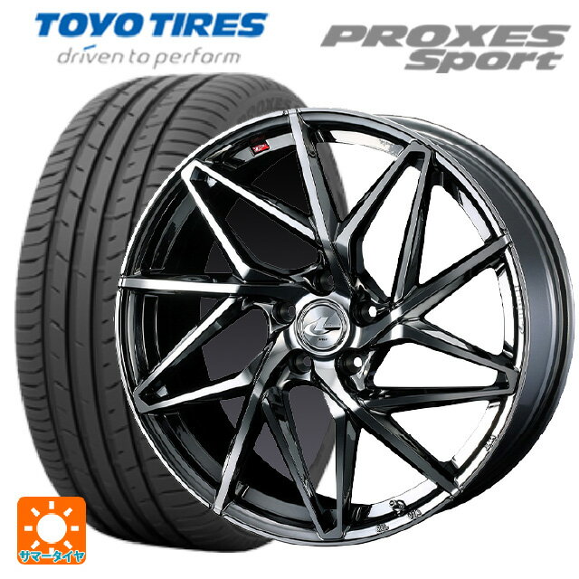 【最大3万円OFFクーポン 5/16 1:59迄】225/40R18 92Y トーヨー プロクセス スポーツ ウェッズ レオニス IT BMCMC 18-7J 国産車用 サマータイヤホイール4本セット